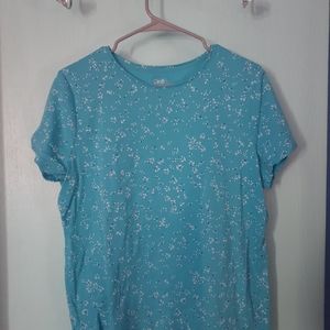 Croft and Barrow Anchors and stars tshirt